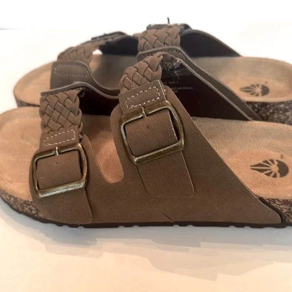 O'RAGEOUS Women's Woven Footbed Sandals Slides NEW Size 8 Minimal Timeless Boho - Picture 6 of 9